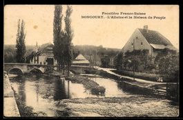 AK Boncourt, Frontière Franco-Suisse, L`Allaine et la Maison
